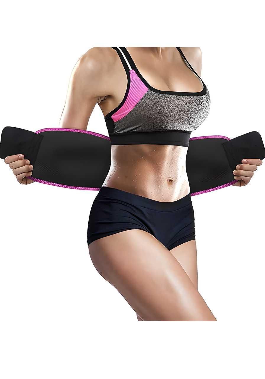 Adjustable waist trimmer belt for fitness and weight loss 